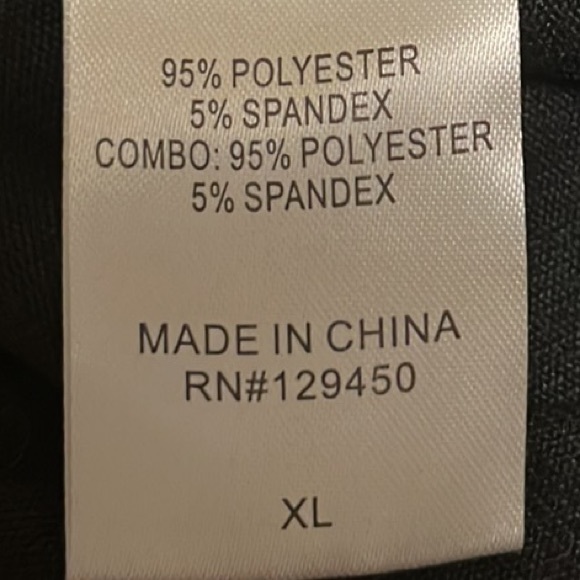 COMO Vintage, V-Neckline, Tie Up Hem, Dolman Sleeves Top, Black, Size XL - Picture 8 of 9